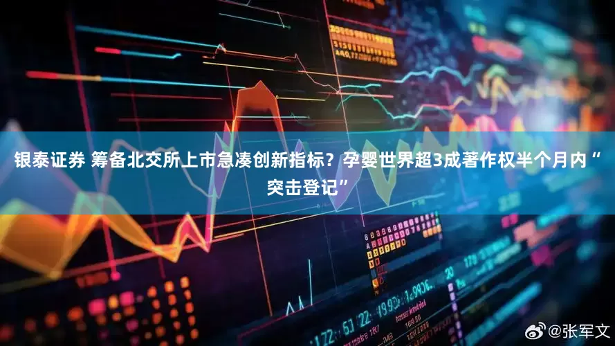 银泰证券 筹备北交所上市急凑创新指标？孕婴世界超3成著作权半个月内“突击登记”