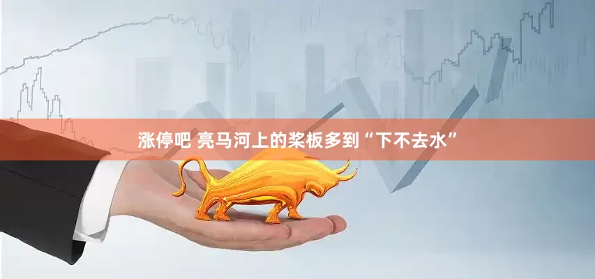 涨停吧 亮马河上的桨板多到“下不去水”